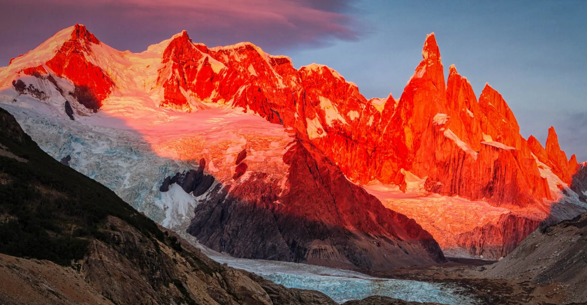 Cerro Torre peak, Los Glaciares National Park, El Chalten, Patagonia, Argentina