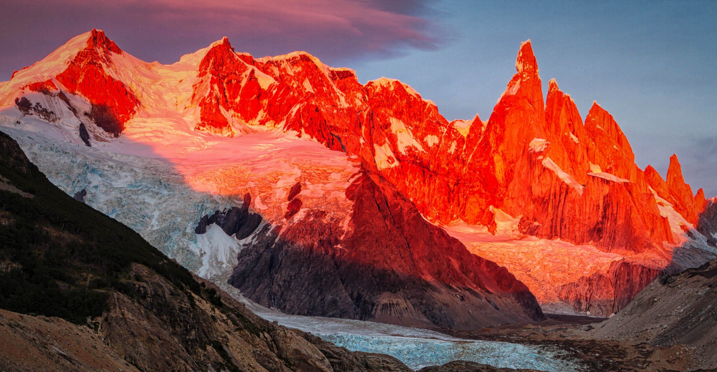 Cerro Torre peak, Los Glaciares National Park, El Chalten, Patagonia, Argentina