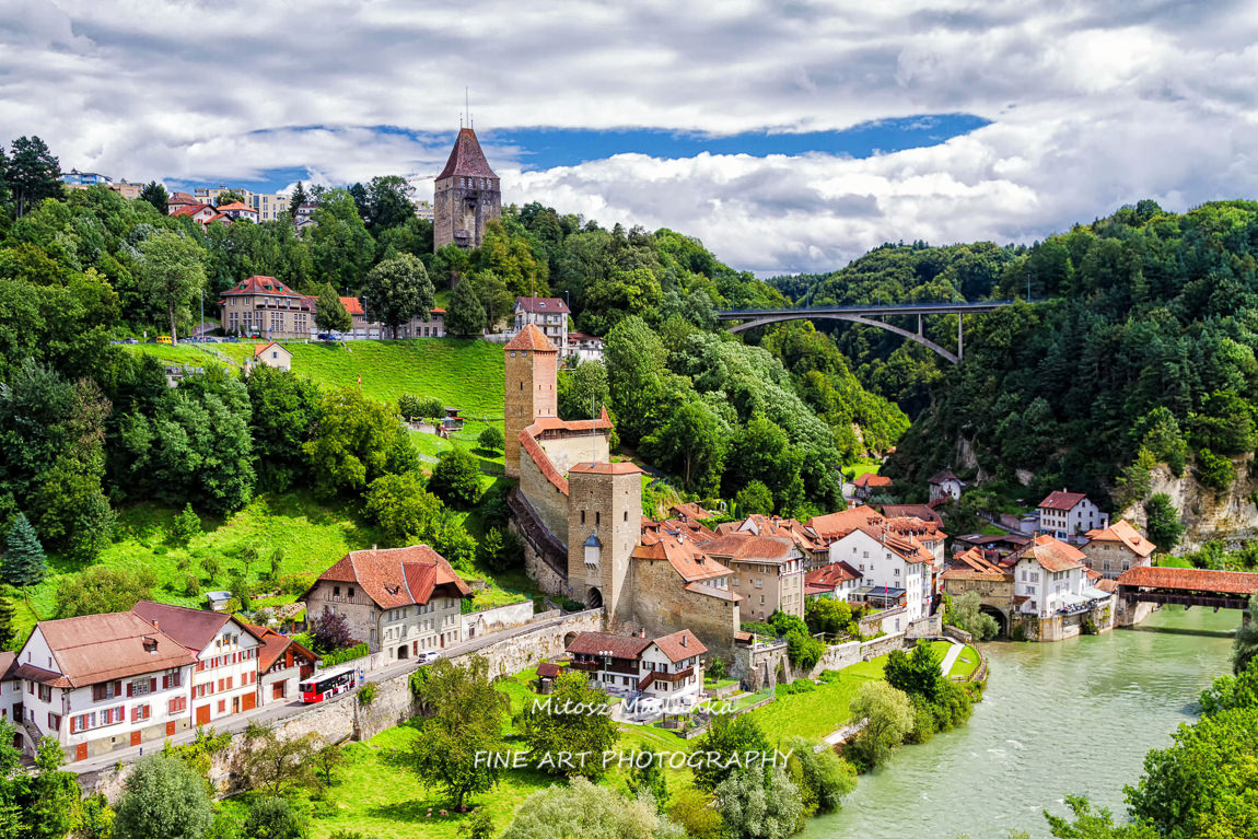 Auge District in Fribourg, Switzerland.