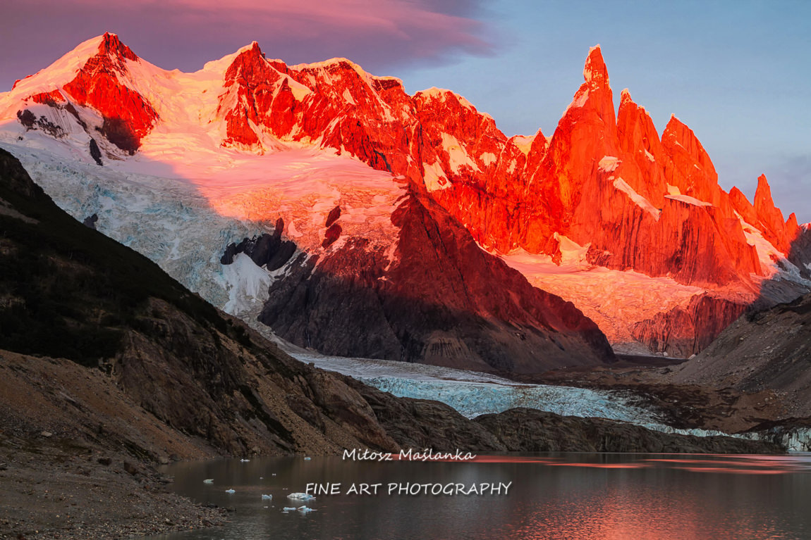 Cerro Torre peak, Los Glaciares National Park, El Chalten, Patagonia, Argentina