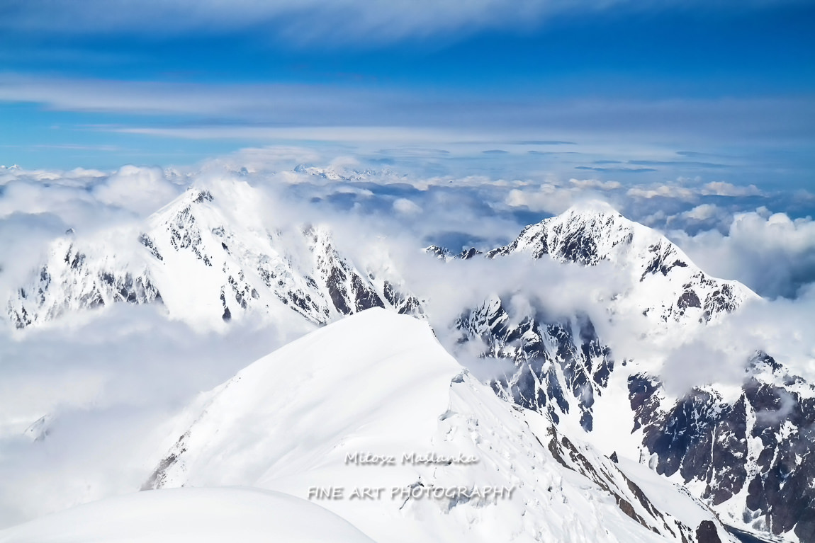 Gergeti Glacier, hiking Mt Kazbek, Caucasus, Georgia