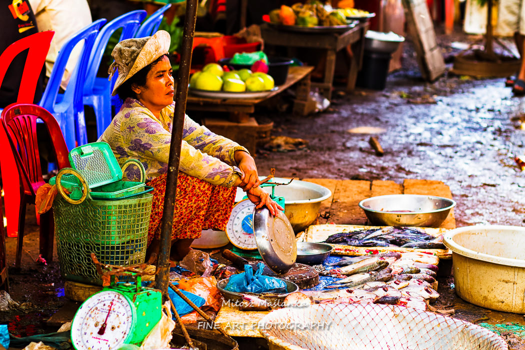 At the market