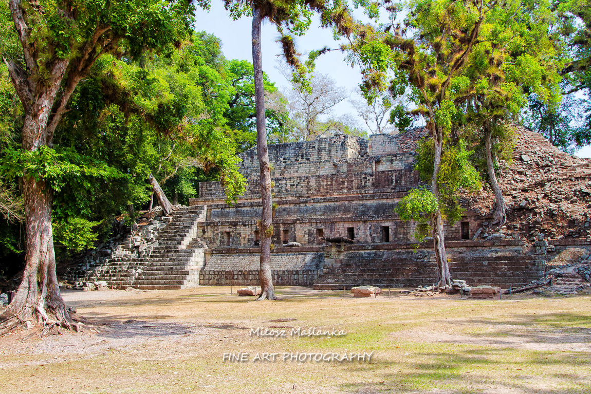 Copan ruins in the archeological site, Copan Ruinas, Honduras, Central America