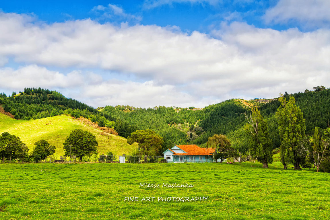 Farmhouse in New Zealand