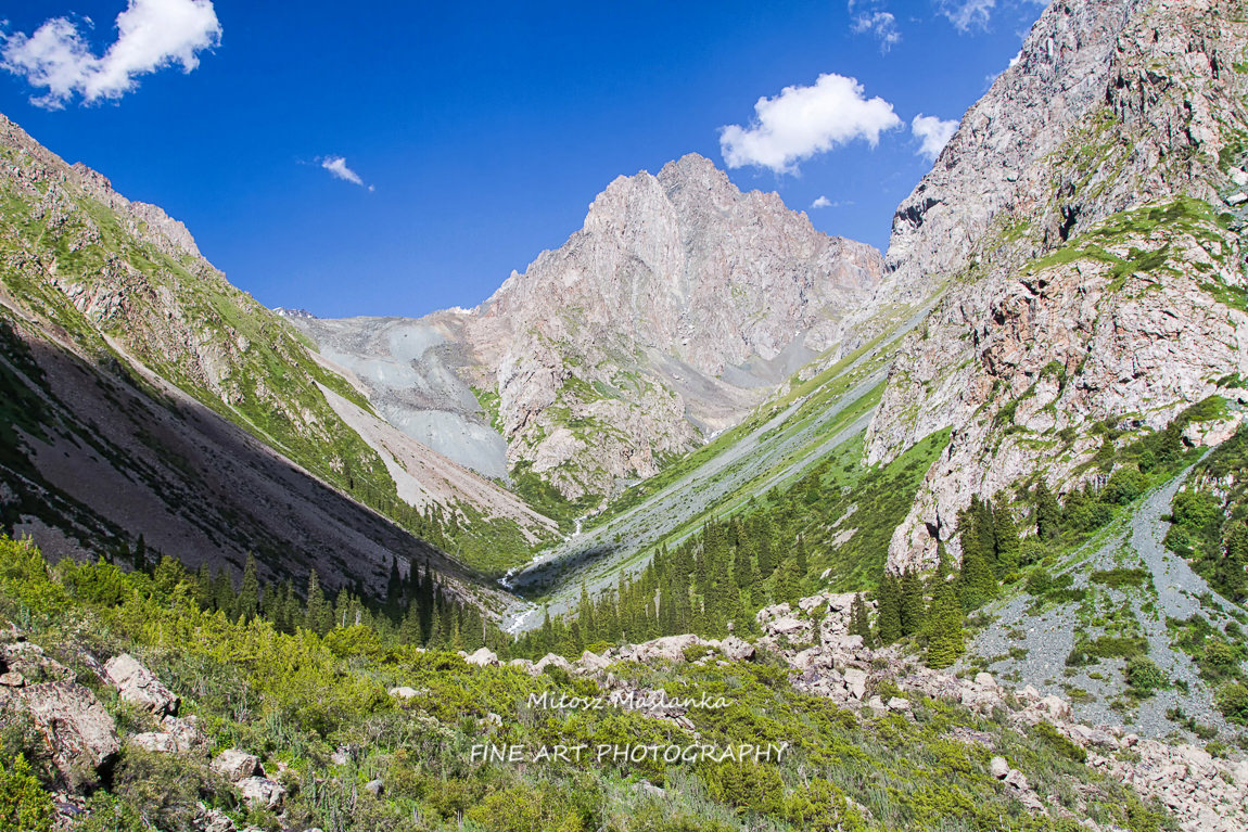 Alatau Plateau in Tian Shan mountains, Karakol, Kyrgyzstan, Central Asia