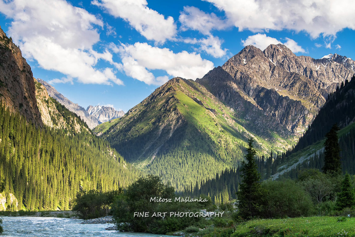 Alatau Plateau in Tian Shan mountains, Karakol, Kyrgyzstan, Central Asia