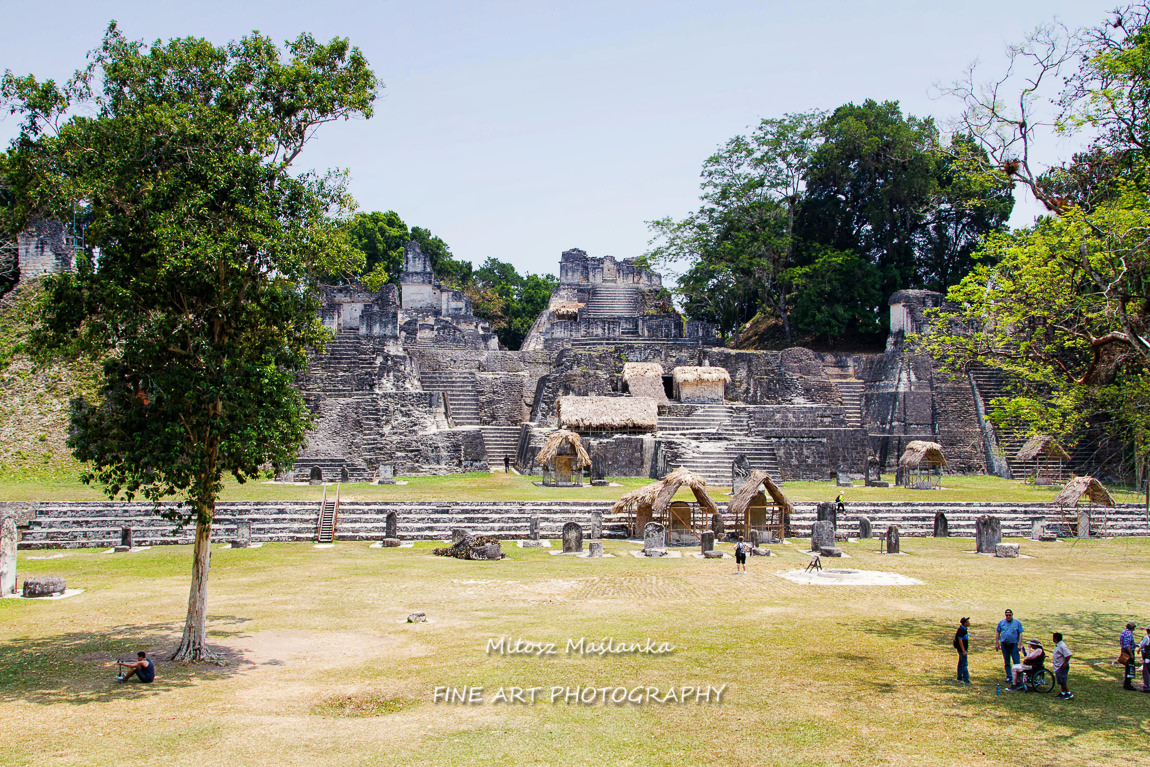 Mayan pyramids in Tikal, Peten region, Guatemala, Central America