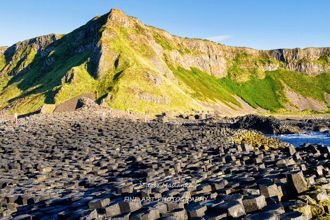 Giant's Causeway, the nature hexagon stones in Northern Ireland, United Kingdom