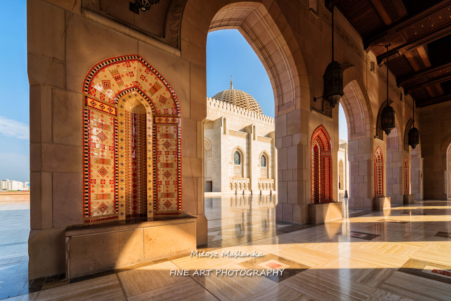 Sultan Qaboos Grand Mosque. Grand mosque In Muscat. The Muscat m