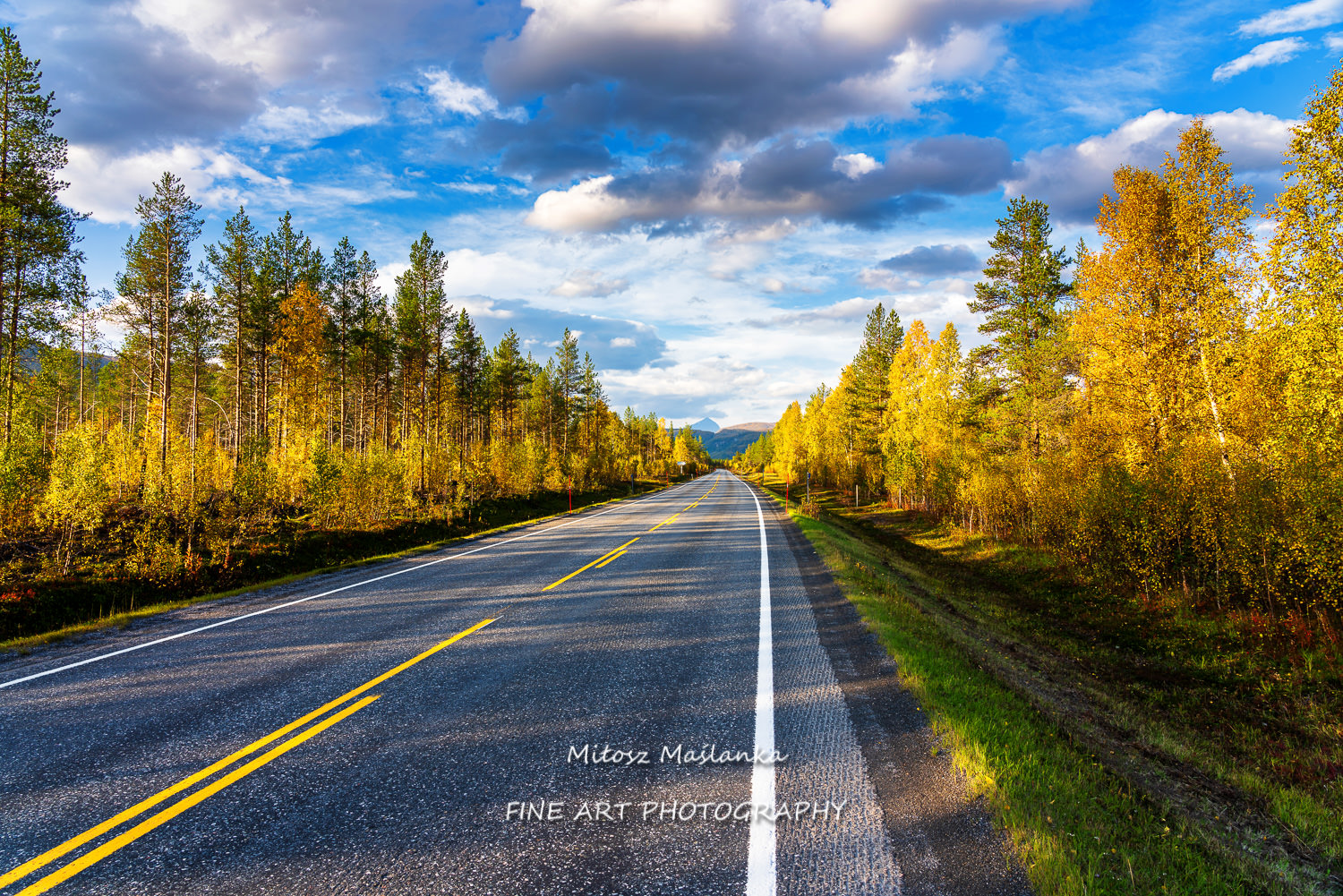 Straight to the autumn somewhere above Norwegian Arctic Circle