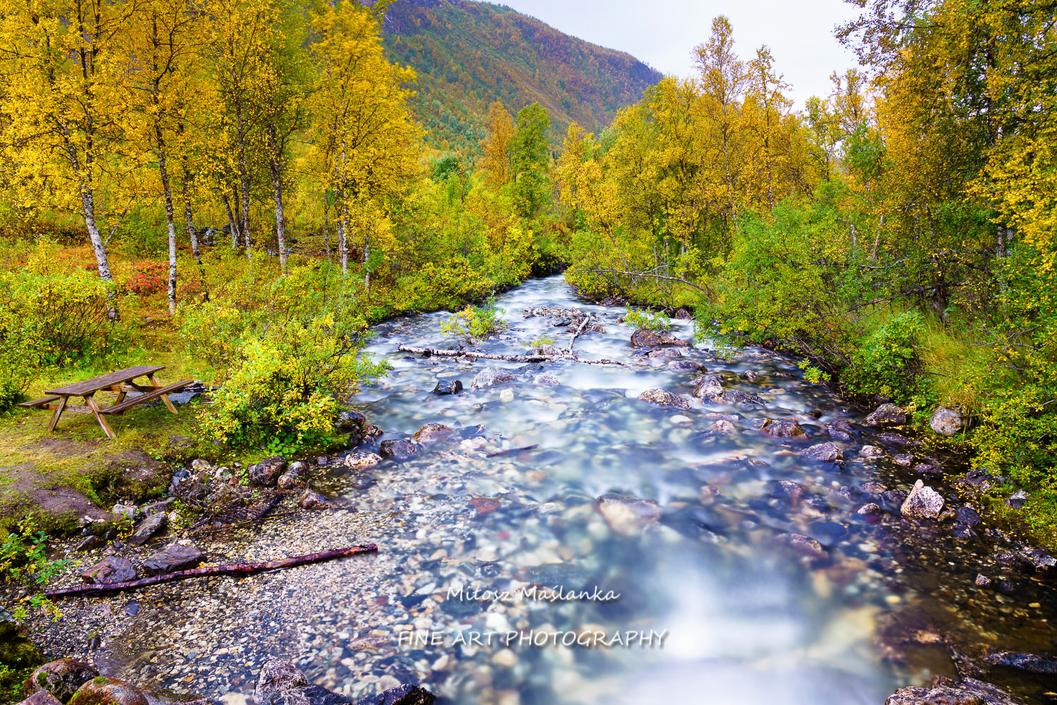 Blurred stream