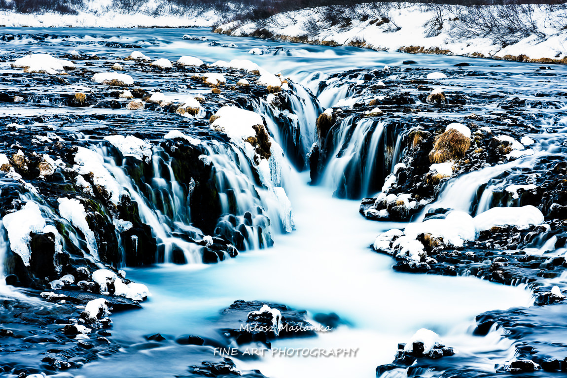 Bruarfoss Waterfall
